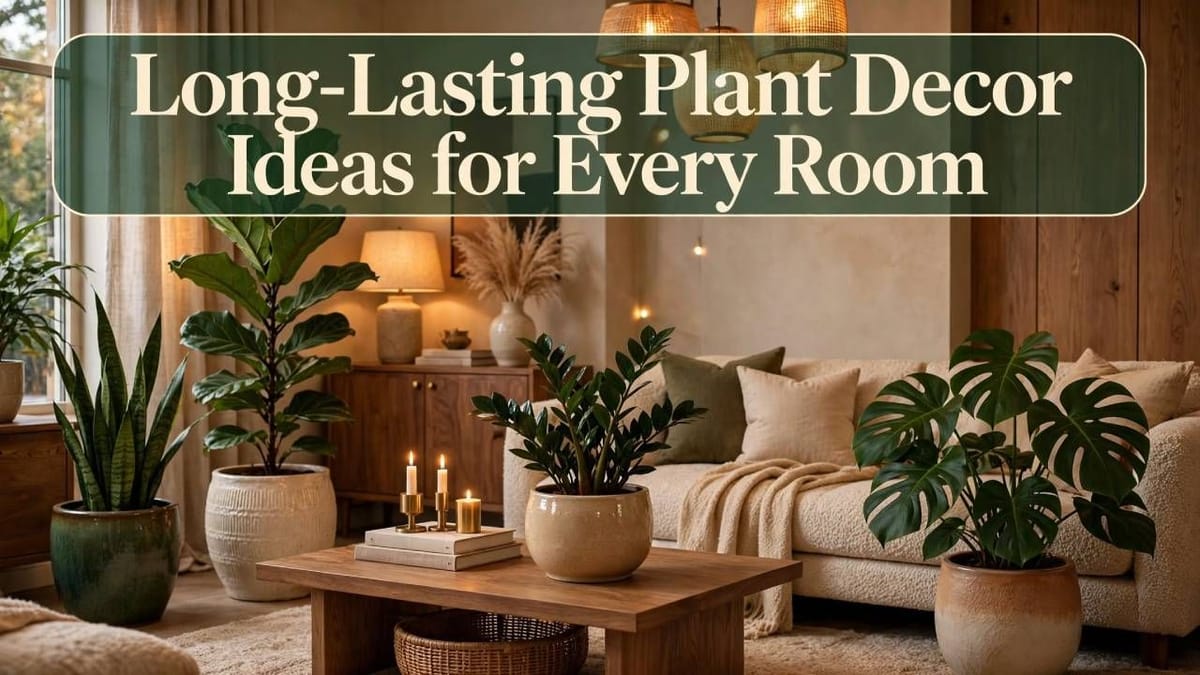 10 Glamorous Plant Decor Ideas for Every Room at Your Home