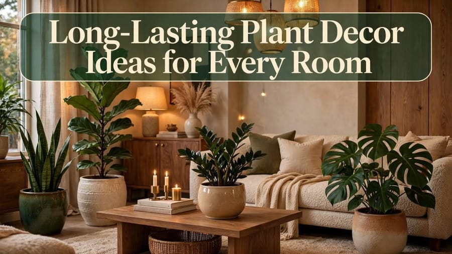 10 Glamorous Plant Decor Ideas for Every Room at Your Home