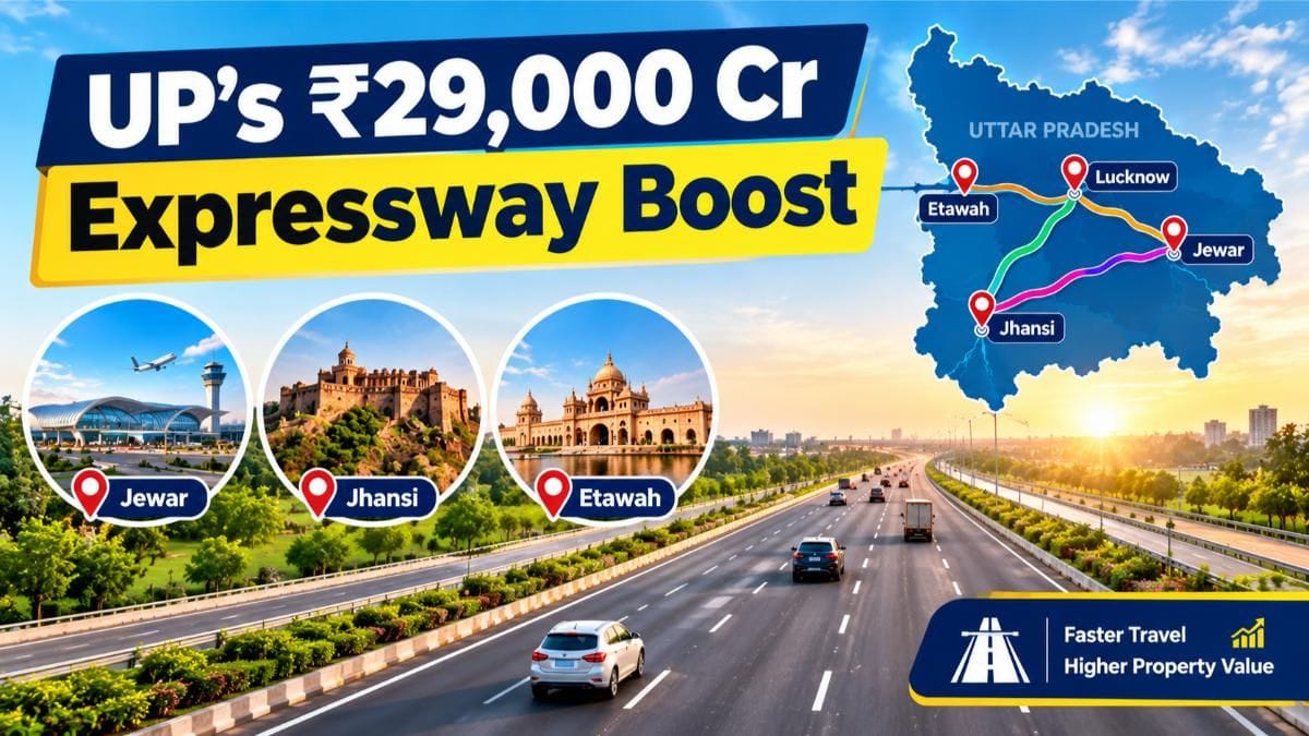 Uttar Pradesh Plans Four Link Expressways Worth ₹29,000 Crore: What It ...