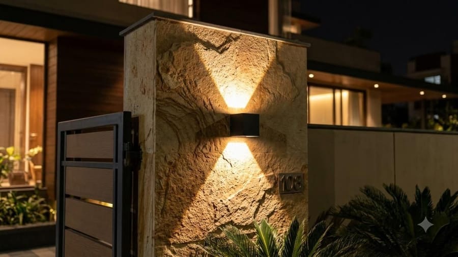 11 Modern Pillar Light Ideas for a Stylish Main Gate
