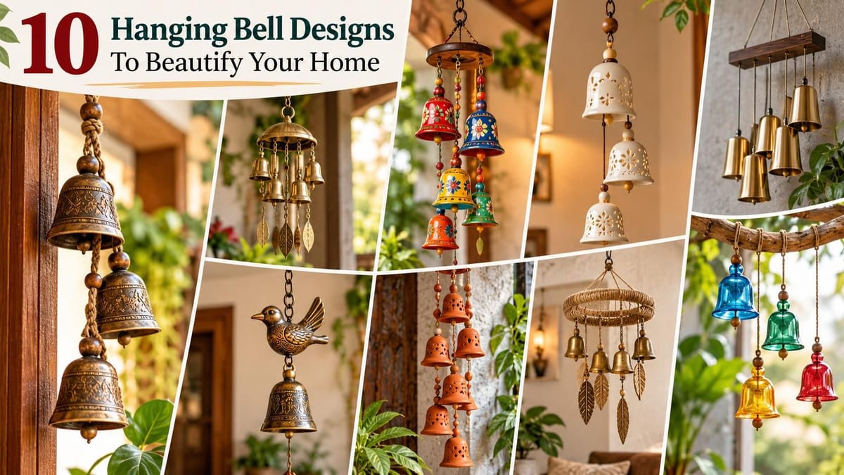 10 Hanging Bell Designs To Beautify Your Home