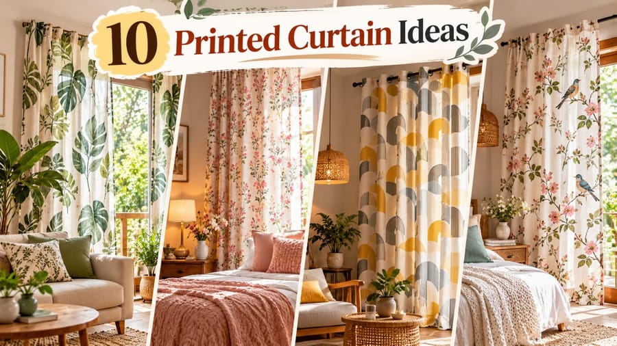 10 Printed Curtain Ideas For A Dreamy Home