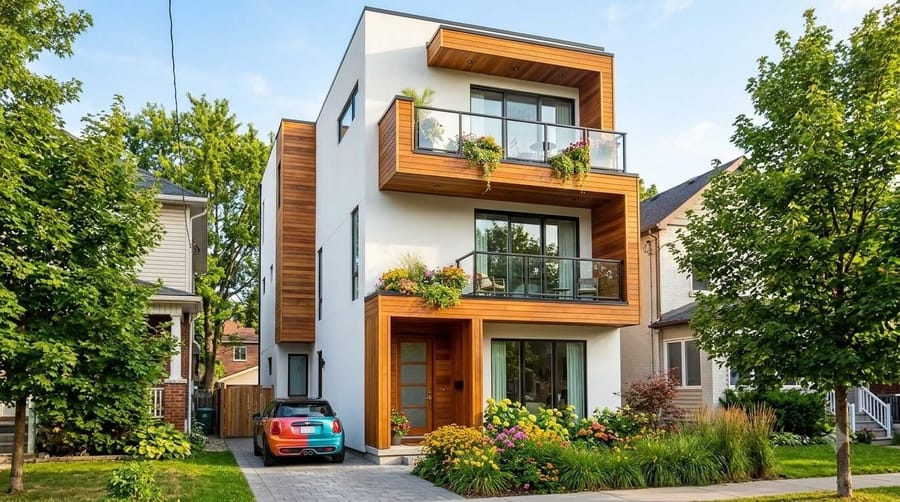 10 Three-Storey House Designs for Narrow Urban Plots
