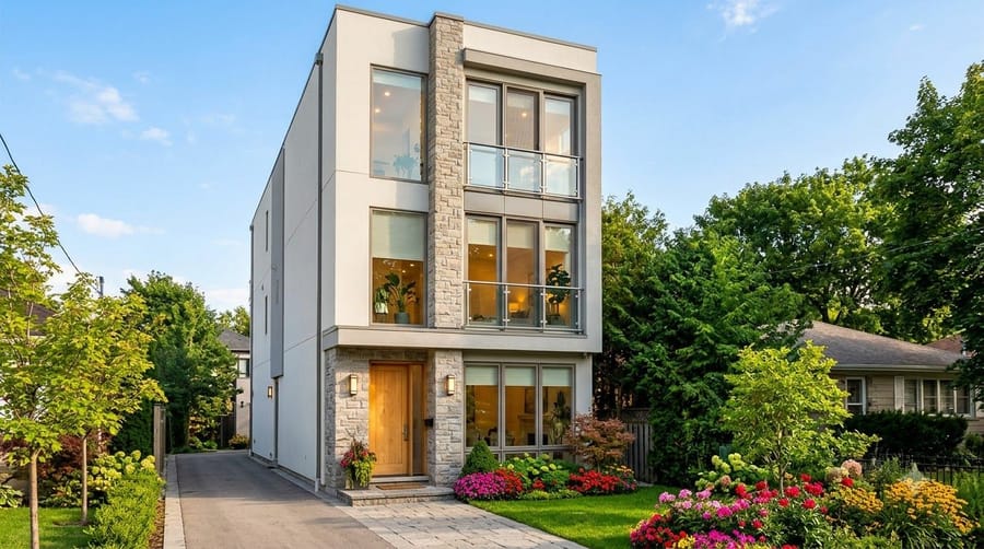 10 Three-Storey House Designs for Narrow Urban Plots