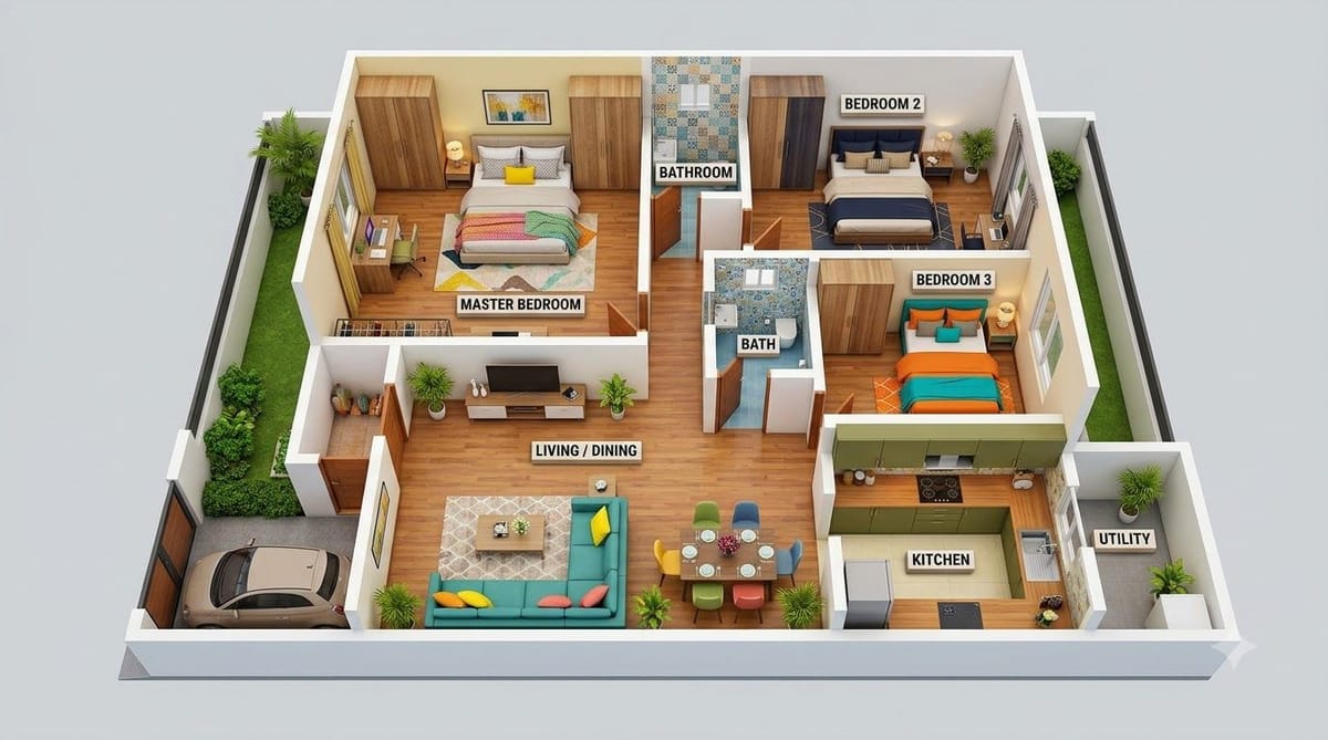 8 Small House Plans to Build a Comfortable Home on a Small Plot