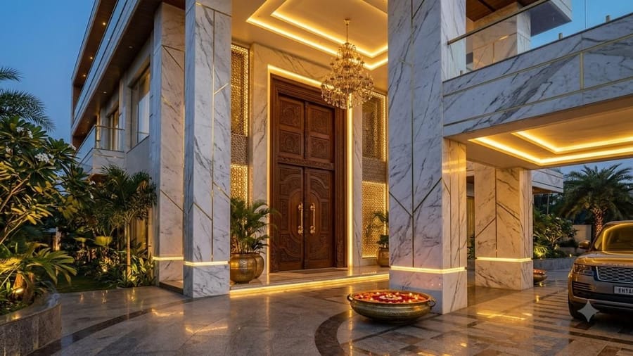11 Pillar Cladding Ideas to Make Your House Entrance Look Stylish
