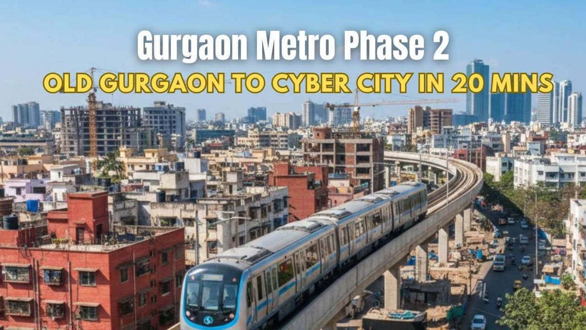 Gurgaon Metro Phase 2 Tenders to Open in March 2026: Check Latest Updates