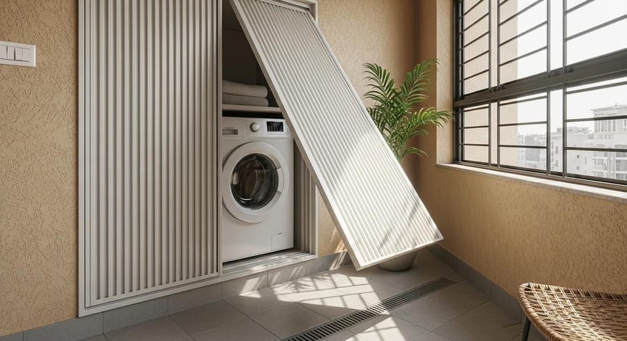 Washing Machine in the Balcony? Here Are Smarter Ways to Hide It