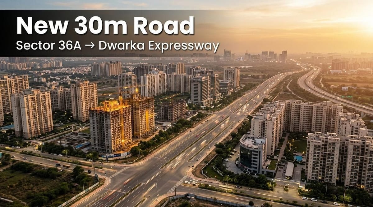 Dwarka Expressway to Get New Direct Entry from Sector 36A Gurgaon