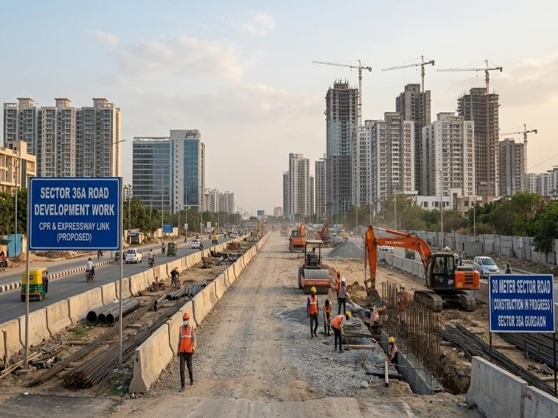 Dwarka Expressway to Get New Direct Entry from Sector 36A Gurgaon