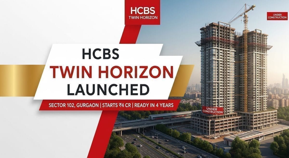 HCBS Launches Rs. 700 Cr Project in Sector 102, Gurgaon Near Dwarka ...