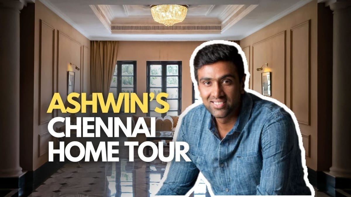 Inside R Ashwin's Beautiful Chennai Home: A Peek Into His Family Life
