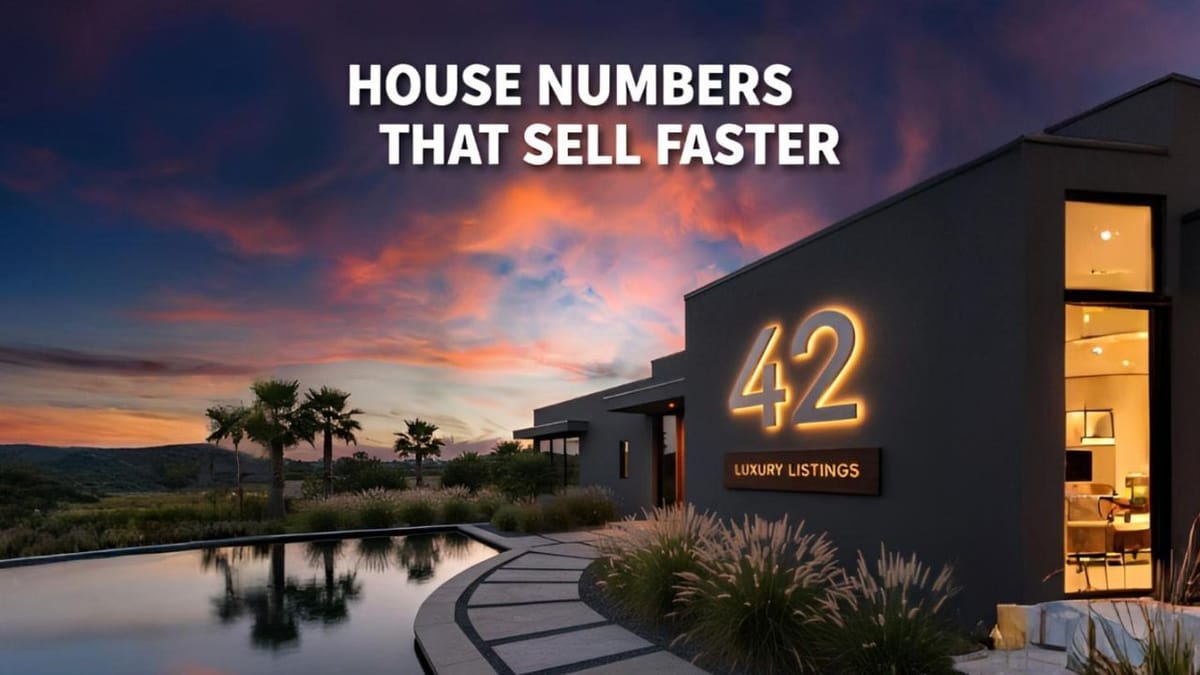 Popular Properity Numbers House Numbers That Sell Faster: The Luck Factor in Real Estate