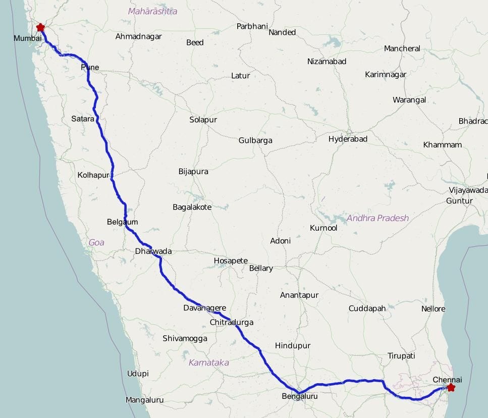 National Highway 4 - Route, Speed Limit and Updates
