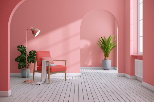 Pink Colour Wall Best 55 Off Pwdnutrition Com - Best Colour Combination Of Wall Paint