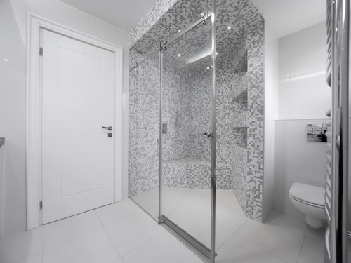 15 Easy To Install Bathroom Glass Partition Ideas - Bathroom Partition Wall Ideas