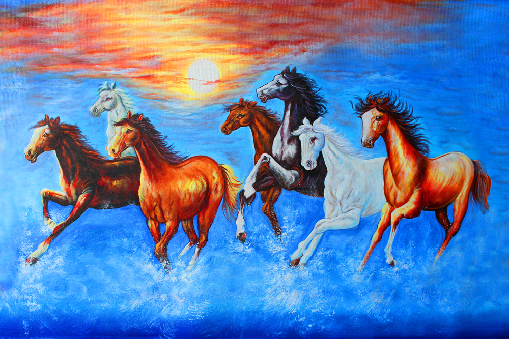 Understand the True Benefits Of Seven Horse Painting in Vastu