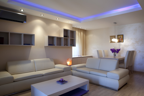 15 Pop Ceiling Lights Design For A Small Home - Ceiling Blue Lights Led
