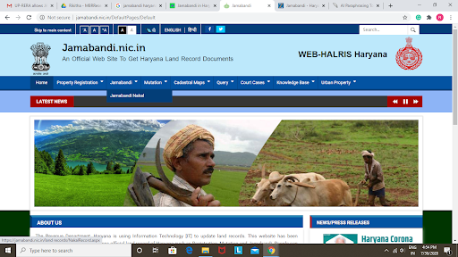 Jamabandi Haryana: Check Nakal (Haryana Land Records) Online ...