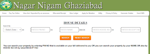 Ghaziabad Nagar Nigam House Tax Rebate