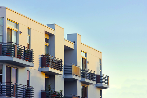Sunset attached balcony apartment steel railing design for balcony
