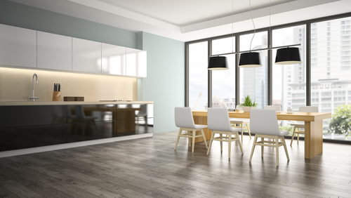 glass-doors-for-kitchen-with-hanging-lights-decor