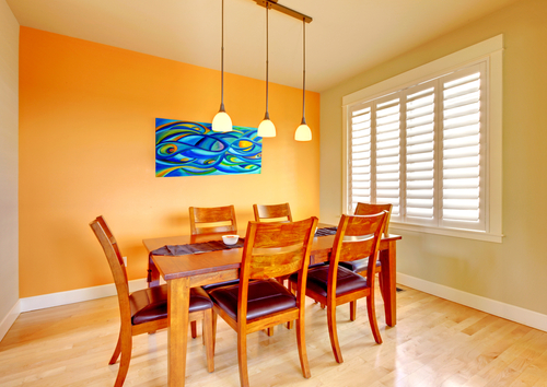 15 Dining Room Wall Paint Designs, Dining Room Painting Images