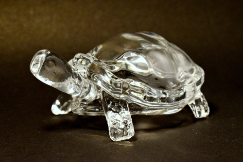 Crystal Tortoise Turtle Idol Statue Home Decor Gift Item for