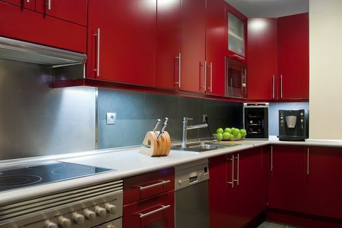 15 Popular Kitchen Design Red and White Themes