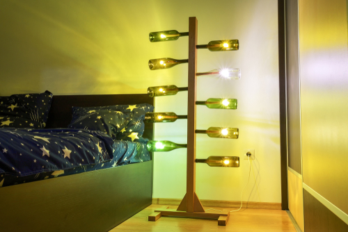Standing Bottle Living Room Lamp