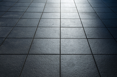 Bold Black Wall Tiles for Hall
