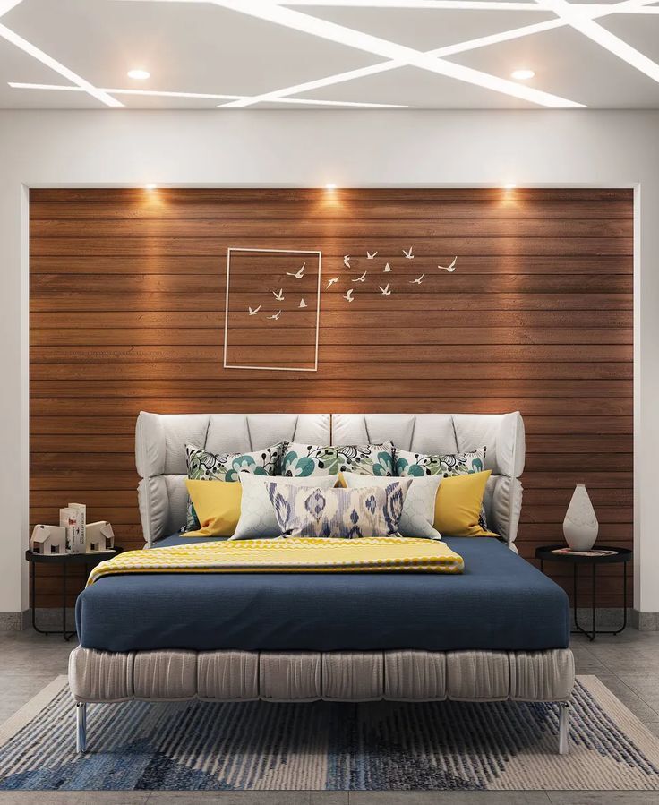 Master bedroom pop design for outlet bedroom