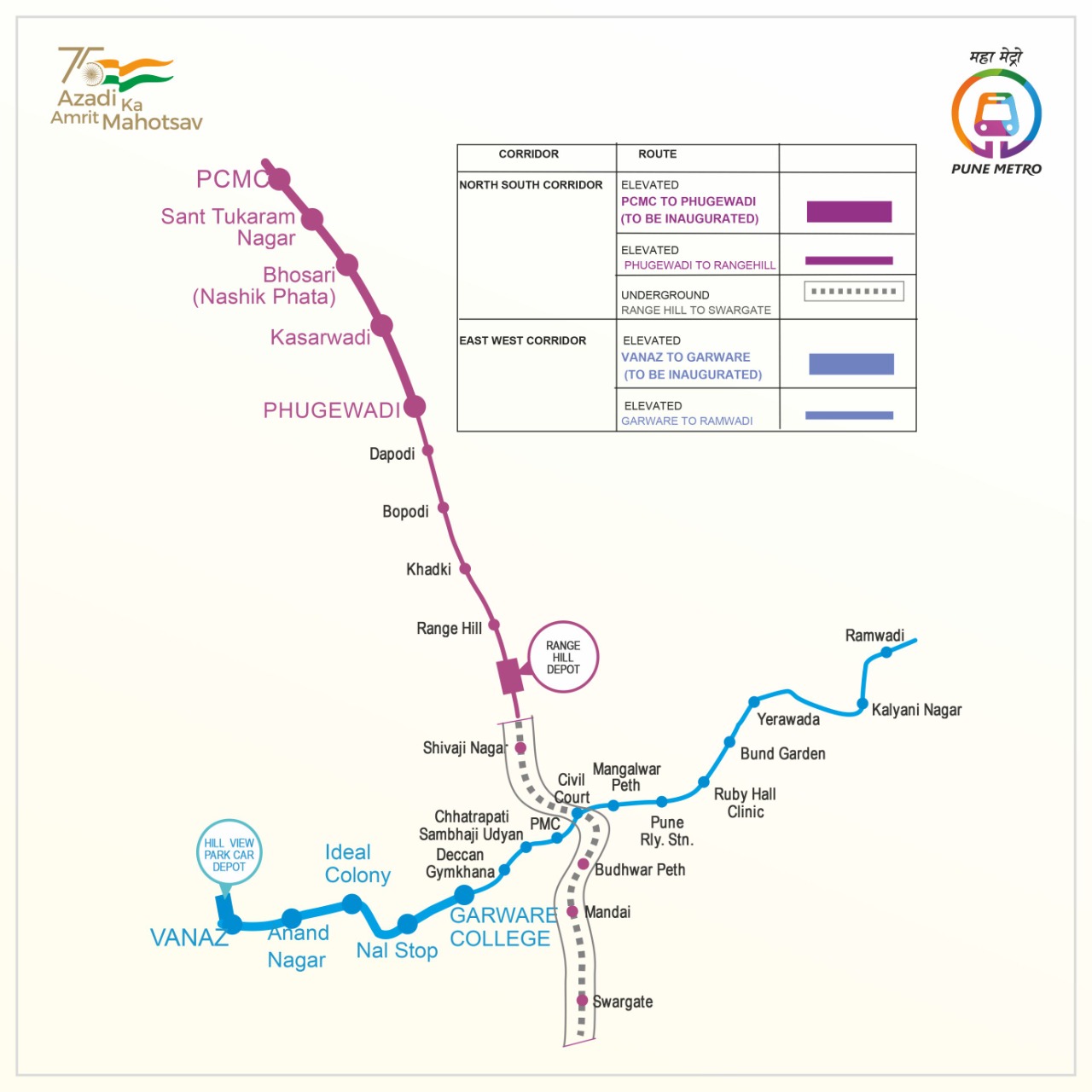 Metro Maps Of Top Cities In India