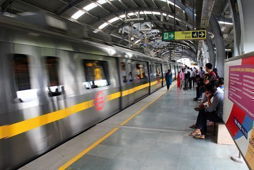 saket to terminal 2 metro route