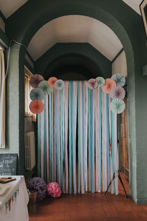 Blue Hanging Streamers for Birthday Decoration