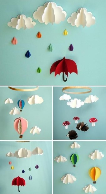 12 Smart Paper Wall Hanging Crafts And Ideas
