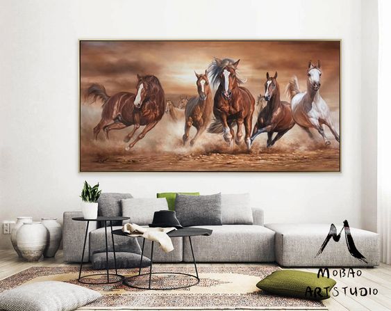 7 Horse Painting - Vastu Importance, Benefits and Placement