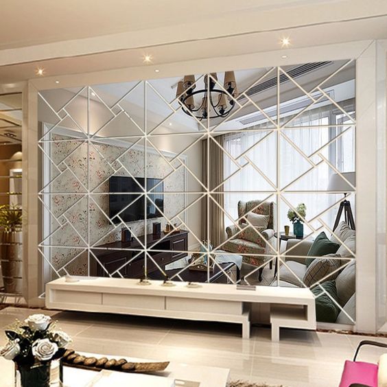 How to install mirrors to make the hall look bigger and brighter
