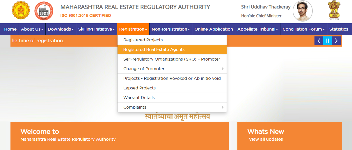 MahaRERA: Search Registered Projects & Agents, Complaint Process