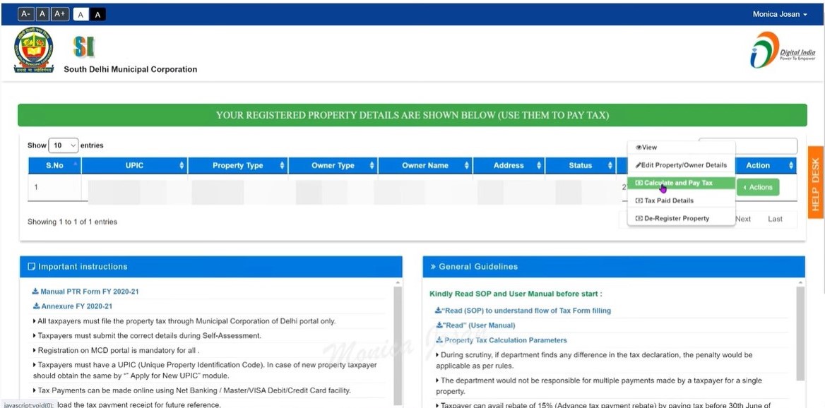 SDMC Property Tax How It is Calculated and How to Make SDMC Property