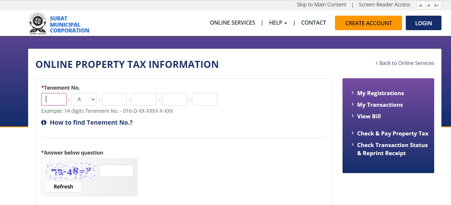 Pay SMC Property Tax Online Surat Municipal Corporation