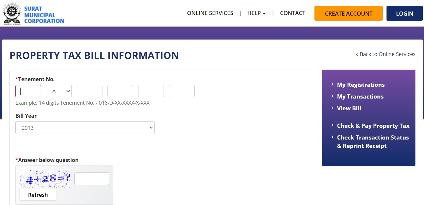 Pay SMC Property Tax Online Surat Municipal Corporation