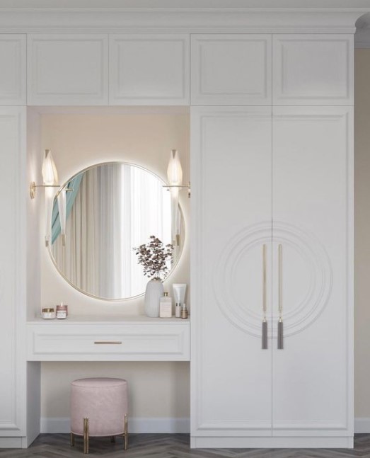 10 wardrobe with a dressing table ideas to save space and transform your  space!