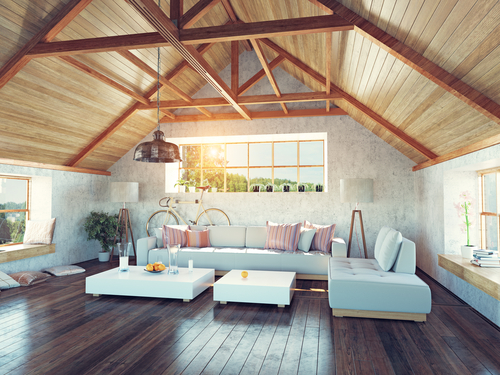 Rafter Wooden False Ceiling
