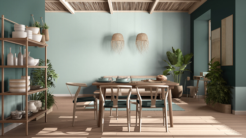 Wooden Panels False Ceiling