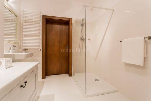 Chocolate Brown PVC Bathroom Door Design