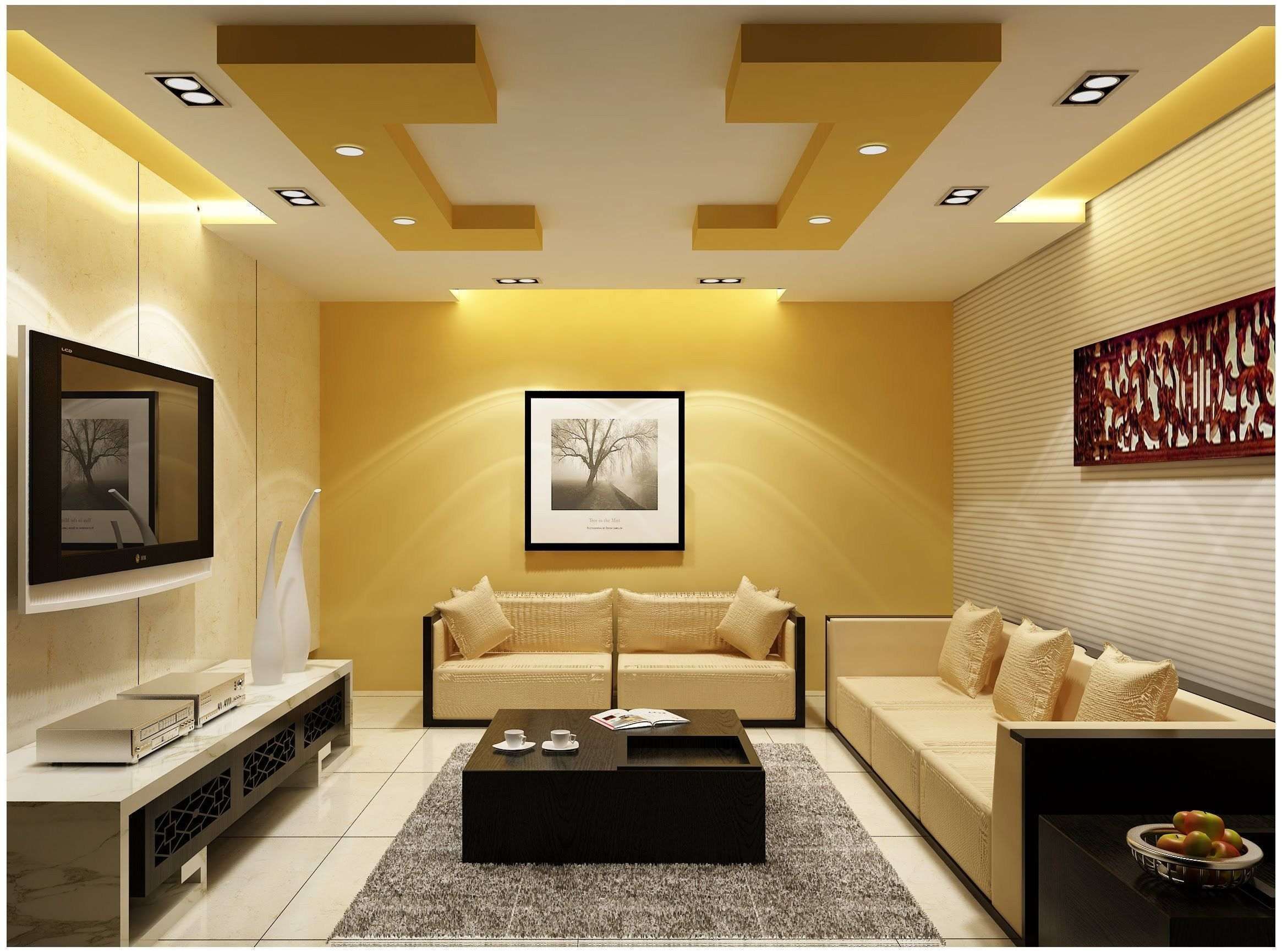 Living Room Pop Design For Hall At Jean Kindig Blog