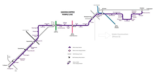 Bangalore Namma Metro: Latest Updates, Route Map, Timings and Real ...