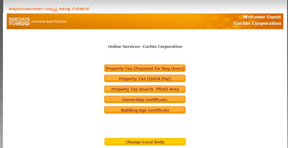 Kochi Municipal Corporation Property Tax & Master Plan