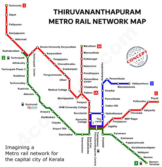 Metro Maps of Top Cities in India